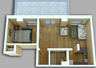 3D Floor Plan Drafting Sample